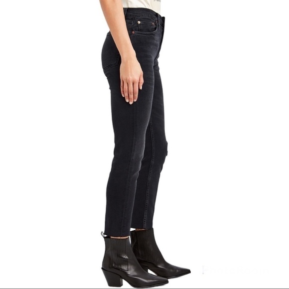 RE/DONE High-Rise Ankle Cropped Jeans size 26 - Picture 4 of 15
